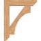 Ekena Millwork Westlake Slat Smooth Bracket w/ Offset Brace, Western Red Cedar, 7 1/2"W x 34"D x 42"H BKT0806X34X42WTL06SWR - alternate 2
